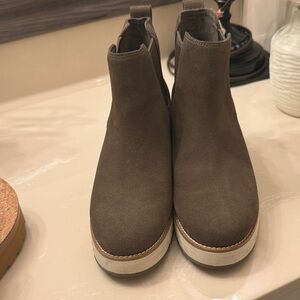 Cole Haan Brown Suede Ankle Booties
